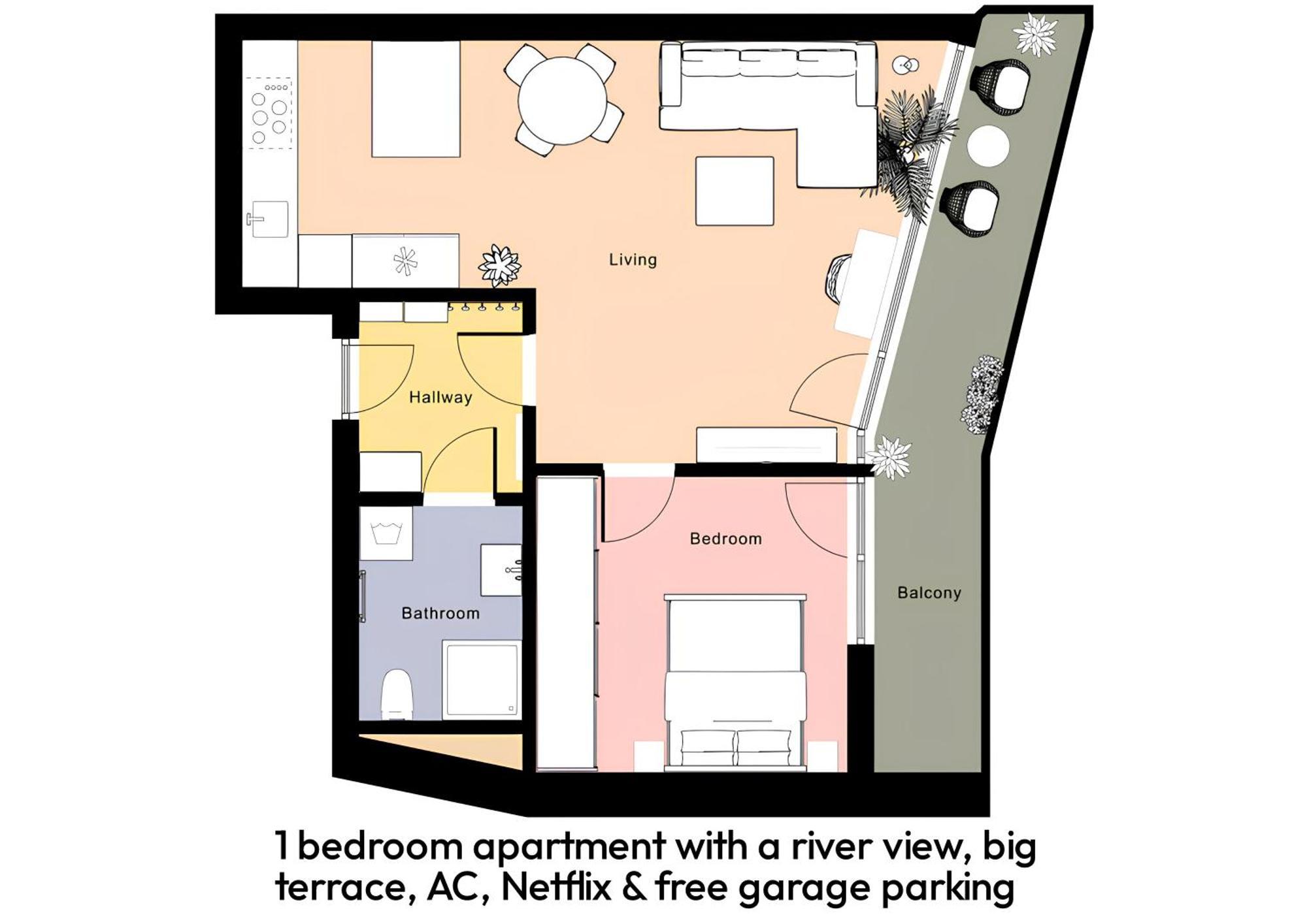 Fully Equipped Apartments With Terraces, Free Garage Parking, Netflix & Ac - By Apartmany Slapanice Cz Ngoại thất bức ảnh